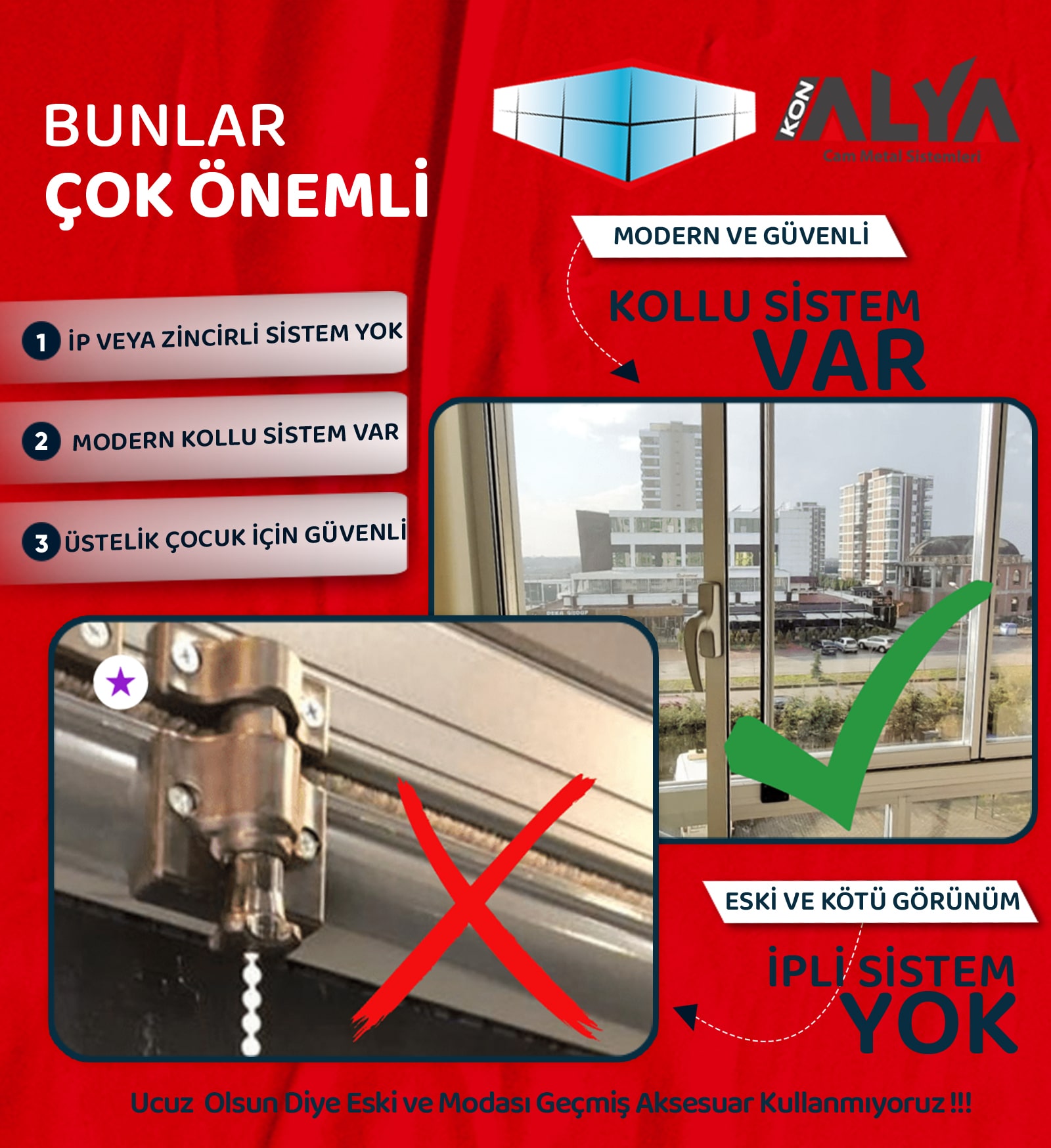 Cam Balkon Yeni Nesil Kollu Sistem